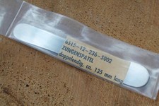 Mundspatel, Zungenspatel aus Edelstahl, Spatel. Doppelendig ca. 135 mm Neu BUND