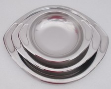 3 AMC Classic Edelstahl Schüsseln Schale Servierschüsseln Schüssel