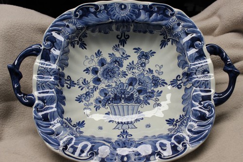 Antike delfts blauw raam - antike,