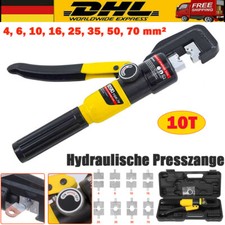 Rohrpresszange Presszange und Pressbacken  4-70 mm² Quetschzange 10 Ton DHL