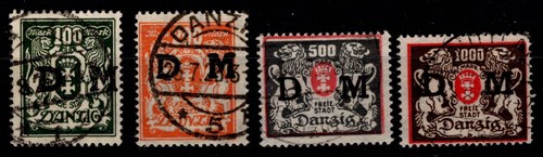Danzig dienstmarken 40 - danzig,