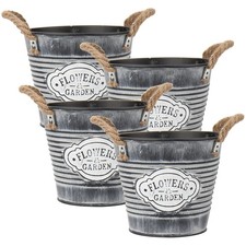 Blumentöpfe Set, Zink