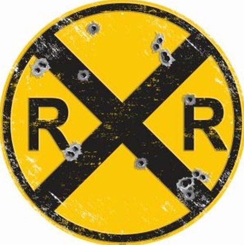 Usa xxl schild railroad - usa,