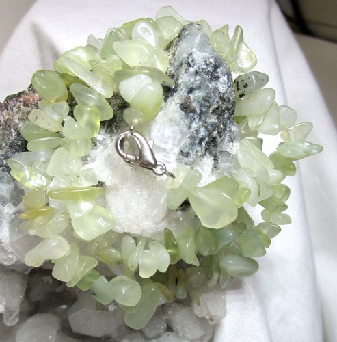 Prehnit edelstein kette - prehnit, edelstein-kette