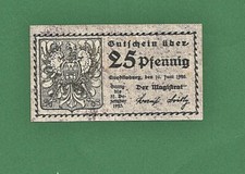 01 037 Notgeld Stadt Quedlinburg 25 Pfg., 10.06.1920-31.12.1923, Sachsen-Anhalt