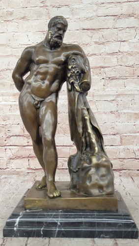 Hercules statue nackter - nackter, mann