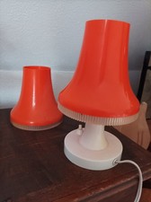 Space Age Tischlampe orange