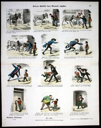 1890 esel strafe junge - strafe,