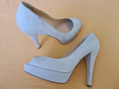 Peeptoes high heels miss sixty - peeptoes,