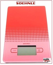 Soehnle Digitale Küchenwaage City Limited Edition Rot 66207 Glas bis 5KG 