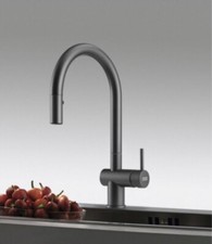 Armatur, Einhebelmischer Franke Active Neo Zugauslauf in schwarz-matt