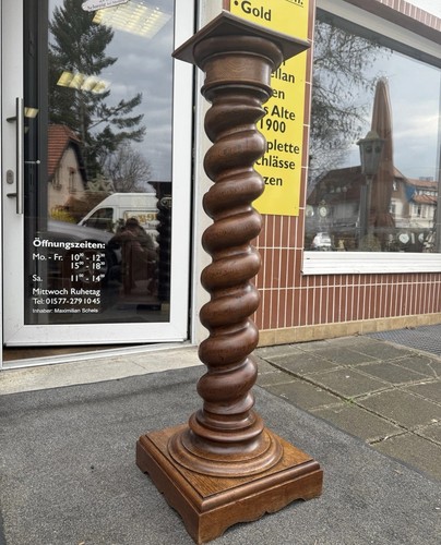 Blumensäule holz antik - holz,