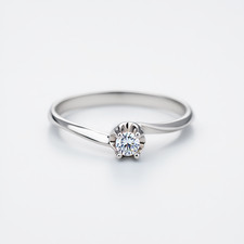 Ring with a 0.12 carat