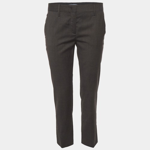 Prada baumwollhose grau - baumwollhose, orange