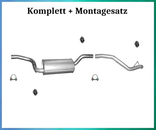 Endtopf mit endrohr für ford - endtopf,