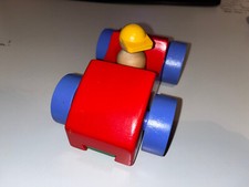 WIE NEU  niedl. Puzzle Holz Kleinkind Spielzeug Auto 5 Teile  ca. 16 x 10x 8 cm