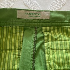 Alberto Golf pants ⛳️kurze Hose Bermuda Shorts Gr 48 TOP 👍 grün 🌴