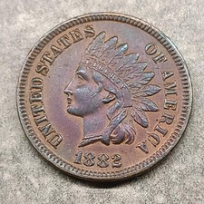 USA 1 Cent Indian Head 1882