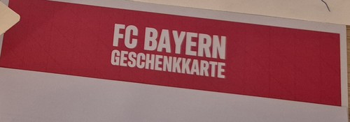 Geschenkkarte bayern - fc,