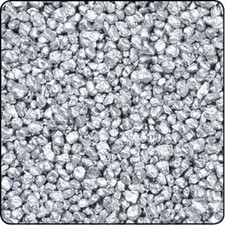 Deko Granulat silber kleinkörniger Kies grob 2 bis 4mm 1000g