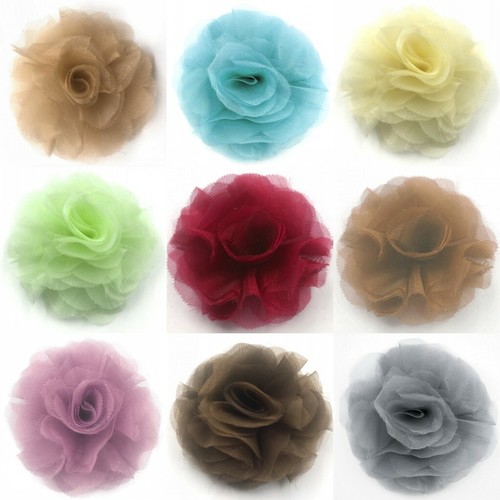Organza haarblume ansteckblume - organza,