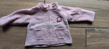 Mädchenjacke , Strickjacke ,  Jacke ,  rose Freizeitjacke , Gr .74 , Babyjacke