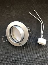 Gu10 Led Einbaustrahler Chrom matt Einbaurahmen Deckenstrahler 5W 400lm 3000K