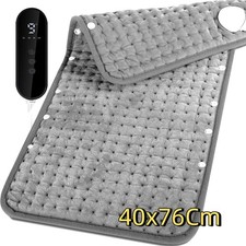 Heizkissen elektrisch 40 x 76 cm Wärmekissen Fusswärmer Heizmatte Nacken Rücken