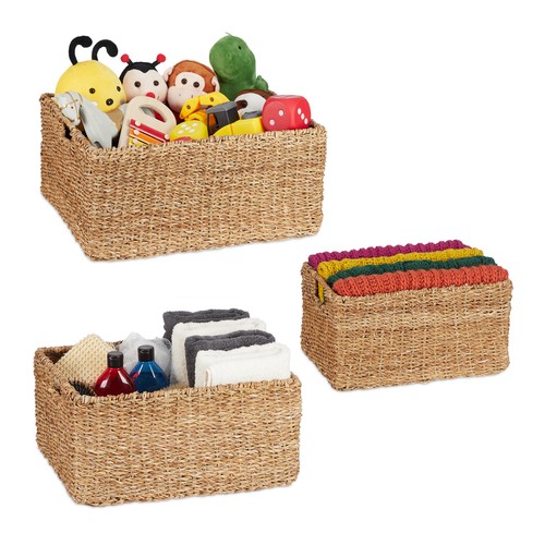 Aufbewahrungskorb set seegras - aufbewahrungskorb,