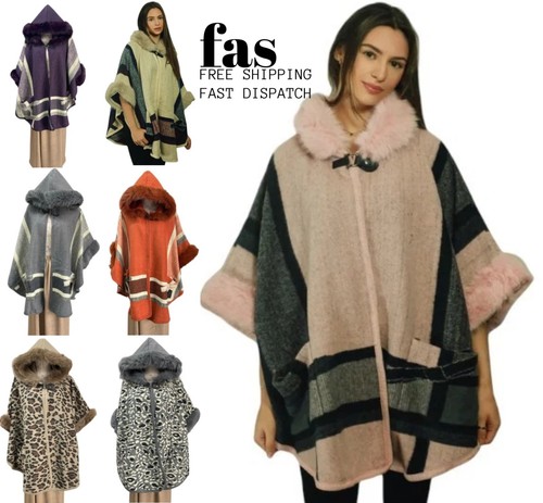Damen cape poncho - damen,