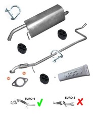 Auspuff  + Montagezubehör KIT