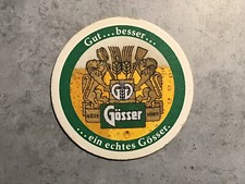 Bierdeckel Coaster Beermat Gut ... besser... Gösser  #1005#