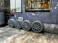 19“ Modellbau Felgen 1:18 Tuning Felgensatz BBS Speedline Diorama