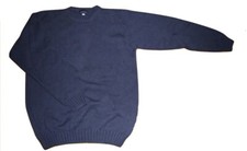 Cyrillus Herren Baumwollstrickpulli blau Gr.4 Neu