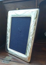 Großer Bilderrahmen Standrahmen Sterlingsilber 925