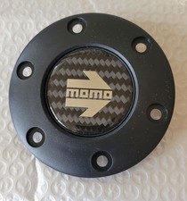 Hupenknopf Momo komplett JDM Haltering in schwarz mit Zubehör