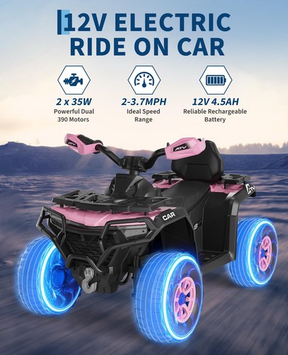 Kinder elektroauto quad - kinder,