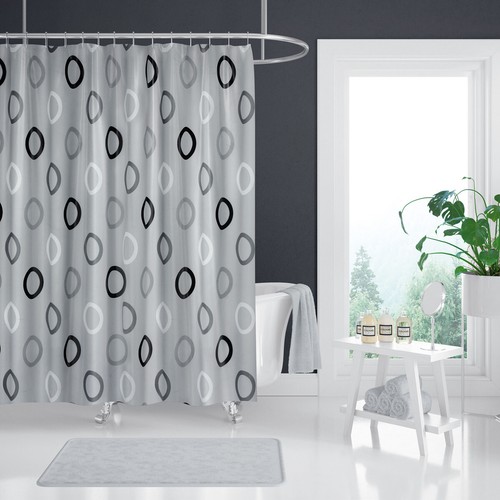 Edler textil duschvorhang 180 - duschvorhang,
