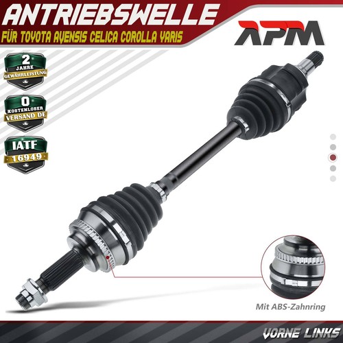Antriebswelle vorne links - vorne, mit