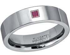 0.05ctw Princess Cut Ruby