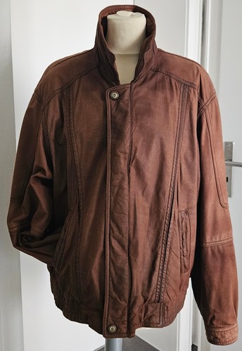 Lederjacke cognac tabak - lederjacke,