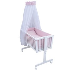 Babywiege Schaukelwiege Weiß