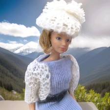 Schöne Vintage Puppe mit