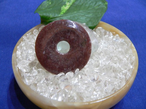 Rhodonit donut edelstein - donut, 40