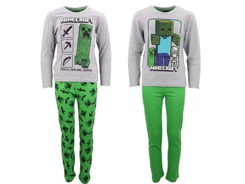 Minecraft pyjama schlafanzug - minecraft,