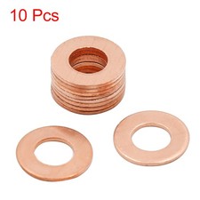 10Stk. Kupfer Scheiben Flache