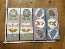 schöne Kinderzimmer Wandbilder von Verbautet Vögel und Blumen auf Leinwand