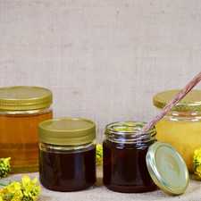 Honiggläser 500g leer mit