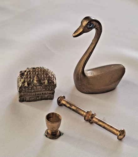 Vintage miniatur messing - miniatur,