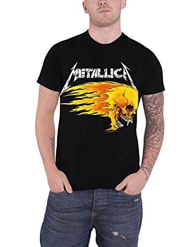 Metallica flaming skull - -,